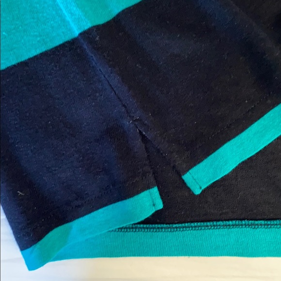 J Crew Blue Stripe Boat Neck Lightweight Sweater - Picture 5 of 5